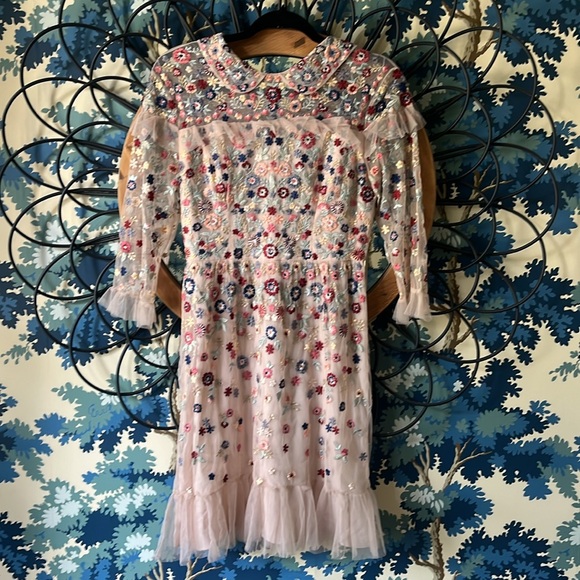 Needle and Thread embroidered dress, size 6 - Picture 4 of 8